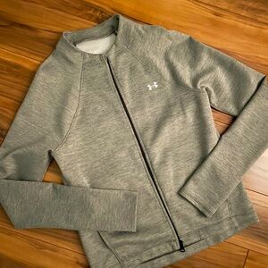Under Armour Women’s Heather Gray Zip-Up Jacket S